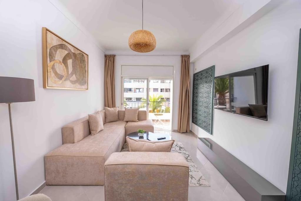 Tradition Meets Modern: 2Br Flat In Rabat Hassan Exteriör bild