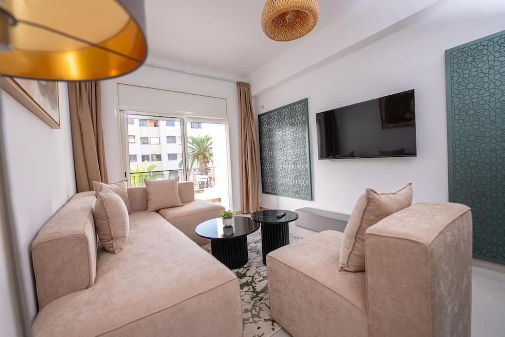 Tradition Meets Modern: 2Br Flat In Rabat Hassan Exteriör bild