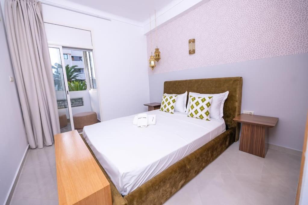 Tradition Meets Modern: 2Br Flat In Rabat Hassan Exteriör bild